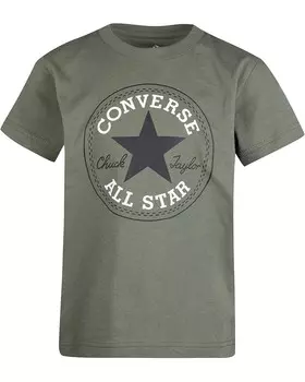 Футболка Converse Kids Core Chuck Patch Tee, цвет Field Surplus