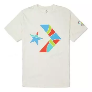 Футболка Converse Peace & Unity Cotton Jersey T-Shirt 'Egret', белый