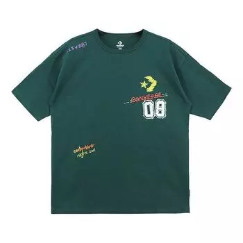 Футболка Converse Put-a-Smile-On-Your-Face Logo T-Shirt 'Green', зеленый