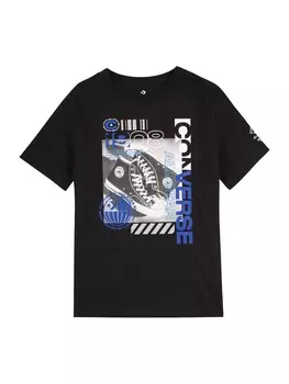Футболка CONVERSE Shirt Sneaker, черный
