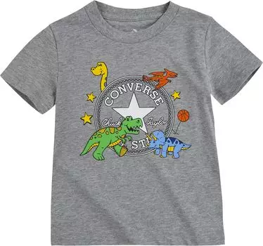 Футболка Converse Short Sleeve DIY T-Shirt, цвет Dark Grey