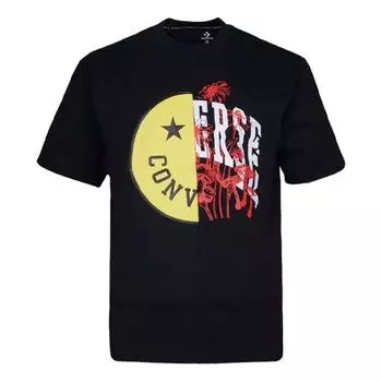 Футболка Converse Smile Split Graphic Short Sleeve Tee 10018841-A04, черный