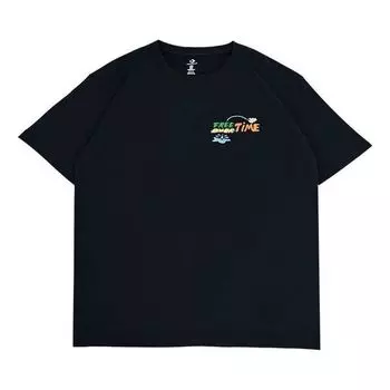 Футболка Converse Summer Fishing T-Shirt 'Black', черный