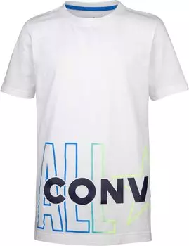 Футболка Converse Wordmark Short Sleeve Tee, белый