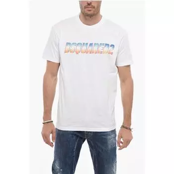 Футболка Cool Fit с блестящим эффектом Dsquared2, White