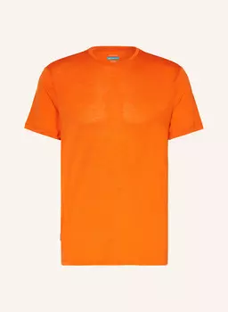 Футболка cool-lite merino blend sphere iii из шерсти мериноса icebreaker, оранжевый