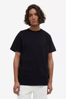 Футболка coolmax стандартного кроя H&M, черный