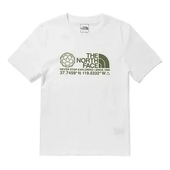 Футболка coordinates short sleeve t-shirt 'white' The North Face, белый