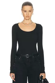 Футболка Corey с овальным вырезом AGOLDE, цвет Katniss