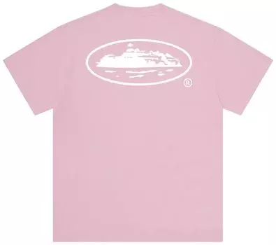 Футболка Corteiz OG Island Tee 'Baby Pink', розовый