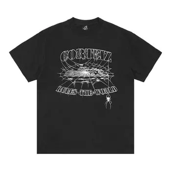 Футболка Corteiz Web Alcatraz *New Blank* Черная