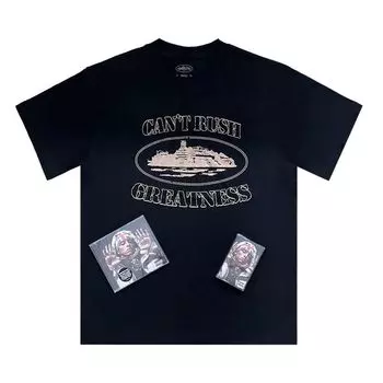 Футболка Corteiz x CRG T-Shirt Bundle 'Black', черный
