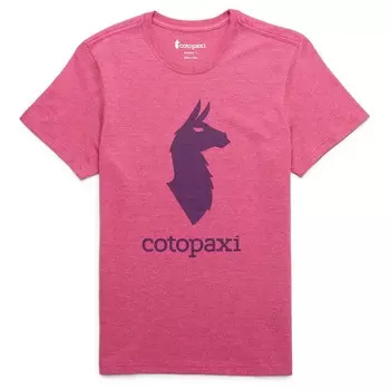 Футболка Cotopaxi Cotopaxi Llama T-Shirt, цвет Sangria/Orchid Bloom