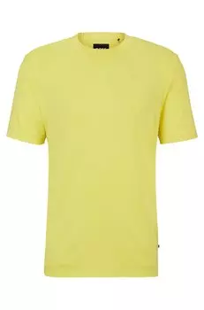 Футболка Cotton-blend Regular-fit With Embossed Logo, желтый