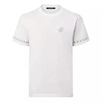 Футболка cotton crewneck t-shirt 'white' Louis Vuitton, белый