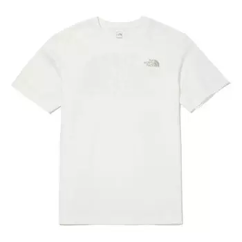 Футболка cotton logo t-shirt 'white' The North Face, белый