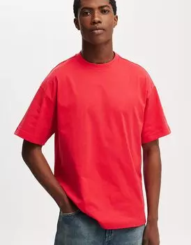 Футболка Cotton:On Box fit в гоночном красном цвете