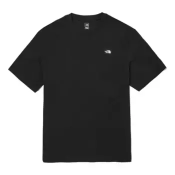 Футболка cotton overfit t-shirt 'black' The North Face, черный