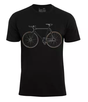 Футболка Cotton Prime Bike Fahrrad, черный