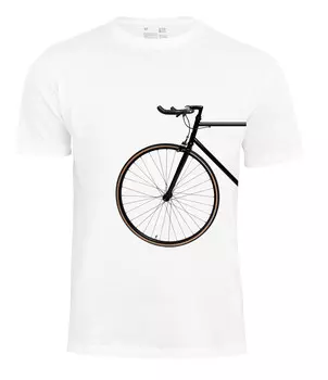 Футболка Cotton Prime Bike Lover Vorderrad, белый