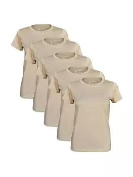 Футболка Cotton Prime O Neck Tee, бежевый