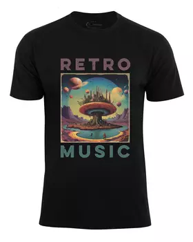 Футболка Cotton Prime Retro Music, фиолетовый