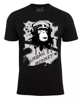 Футболка Cotton Prime URBAN MONKEY, черный
