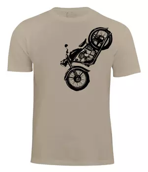 Футболка Cotton Prime Vintage Motorcycle, бежевый