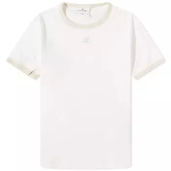 Футболка Courreges Contrast, белый