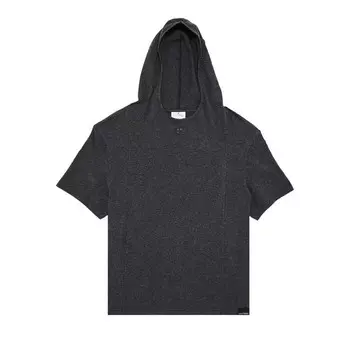 Футболка Courrges Hooded T-Shirt Dark Heather Grey, серый