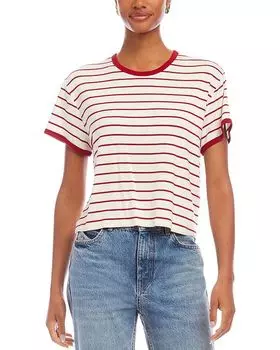 Футболка Courtney с контрастными деталями Fifteen Twenty, красный