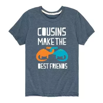 Футболка Cousins Best Friends для мальчиков 8–20 лет с рисунком Licensed Character, синий