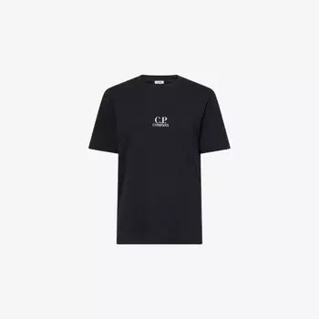 Футболка Cp Company с принтом, черный