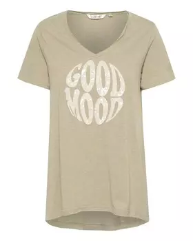 Футболка Cream Shirt Amia, бежевый