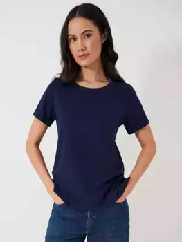 Футболка Crew Clothing Perfect Slub, темно-синий