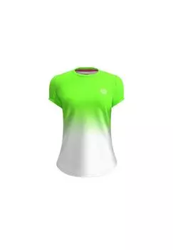 Футболка Crew Junior - черный BIDI BADU, цвет Neongrn/Wei