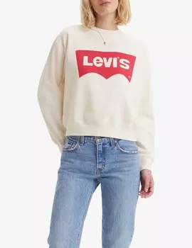 Футболка Crew с графическим логотипом Levi's, белый