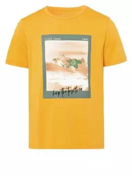 Футболка Cross Jeans, карри/шафран