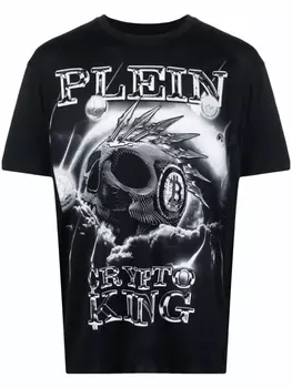 Футболка Crypto King Philipp Plein, черный