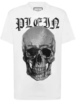 Футболка Crystals Skull Philipp Plein, белый