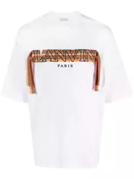 Футболка Curb с вышивкой Lanvin, белый