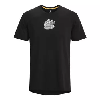 Футболка curry heavyweight t-shirt 'black' Under Armour, черный