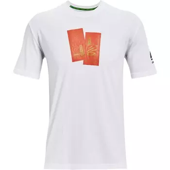 Футболка Curry мужская белая Under Armour, белый