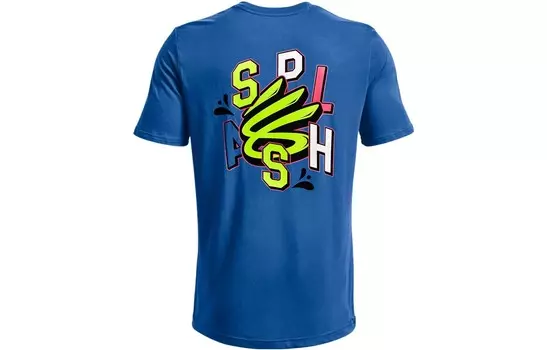 Футболка Curry мужская Cyberblue Under Armour, синий