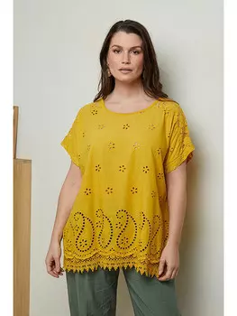 Футболка Curvy Lady, желтый