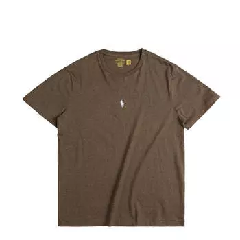Футболка Custom Crewneck T-Shirt Polo Ralph Lauren, коричневый