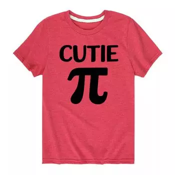 Футболка Cutie Pi Day для мальчиков 8–20 лет Licensed Character, красный