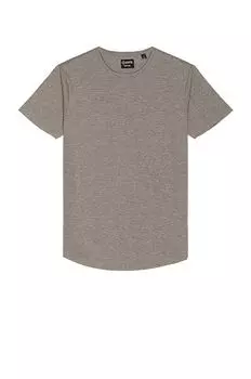 Футболка Cuts Crew Curve Hem, цвет Heather Grey