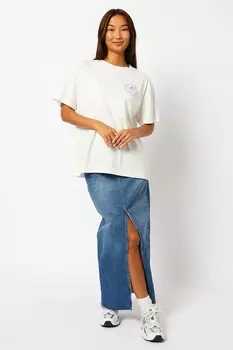 Футболка цвета экрю для личностного роста Skinnydip, белый