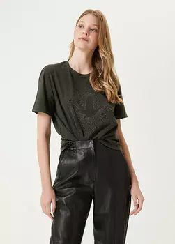 Футболка цвета хаки Beymen